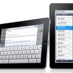 iPad, виртуальная клавиатура
